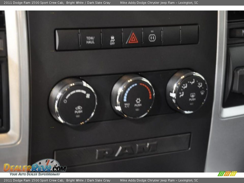 2011 Dodge Ram 1500 Sport Crew Cab Bright White / Dark Slate Gray Photo #14