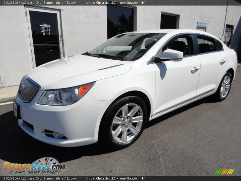 2010 Buick LaCrosse CXL Summit White / Ebony Photo #1