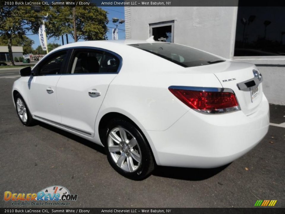 2010 Buick LaCrosse CXL Summit White / Ebony Photo #4