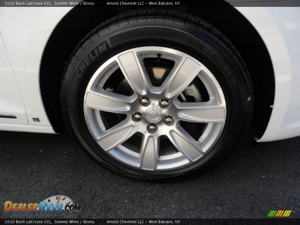 2010 Buick LaCrosse CXL Summit White / Ebony Photo #8
