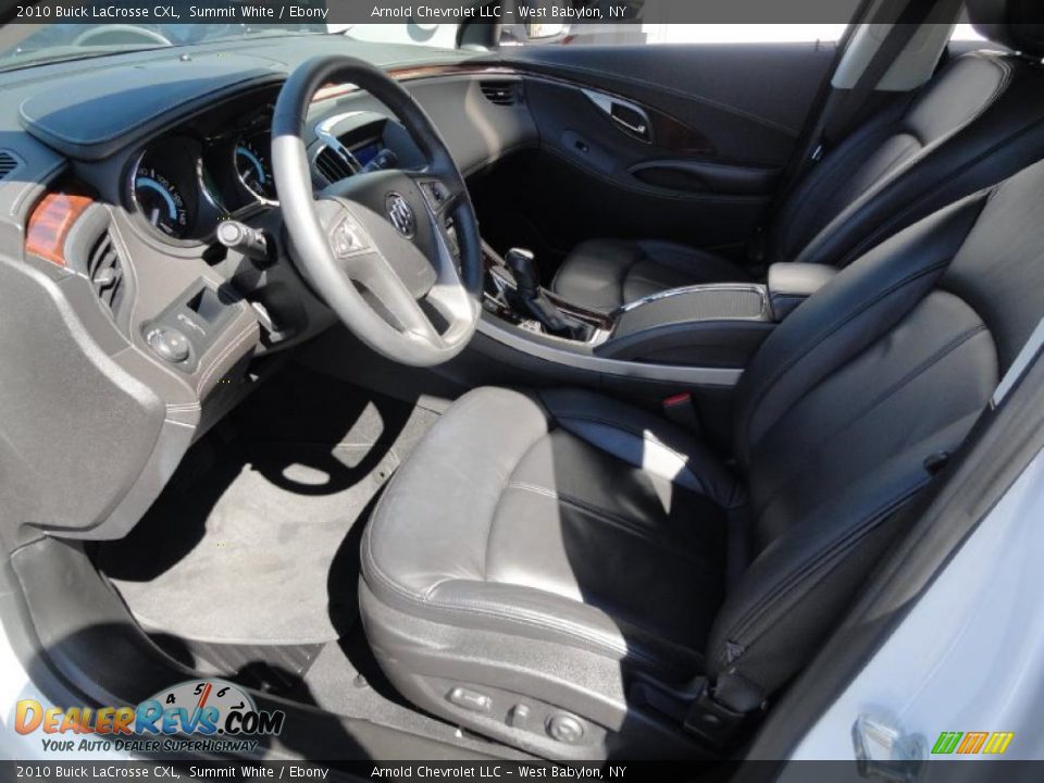 2010 Buick LaCrosse CXL Summit White / Ebony Photo #11
