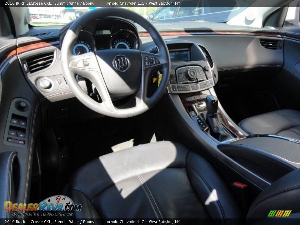 2010 Buick LaCrosse CXL Summit White / Ebony Photo #12