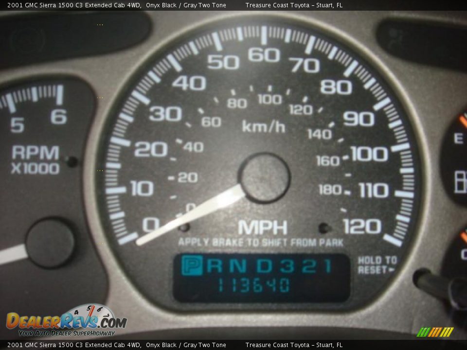 2001 GMC Sierra 1500 C3 Extended Cab 4WD Onyx Black / Gray Two Tone Photo #25