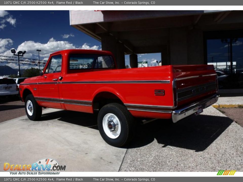 1971 GMC C/K 2500 K2500 4x4 Flame Red / Black Photo #5