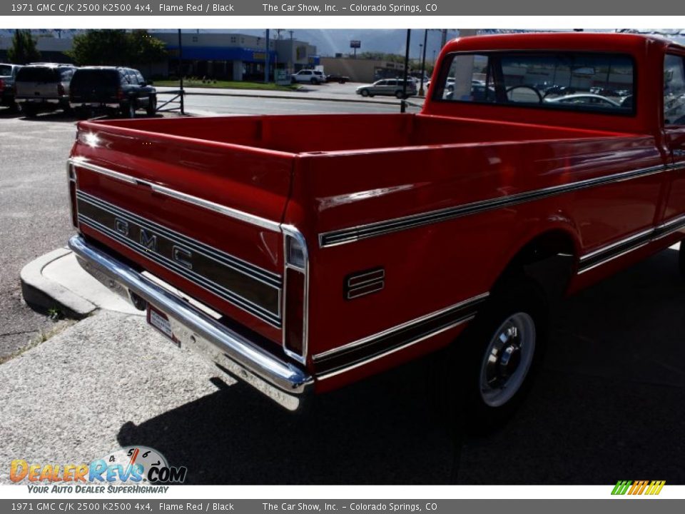 1971 GMC C/K 2500 K2500 4x4 Flame Red / Black Photo #15