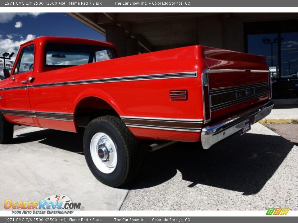 1971 GMC C/K 2500 K2500 4x4 Flame Red / Black Photo #16