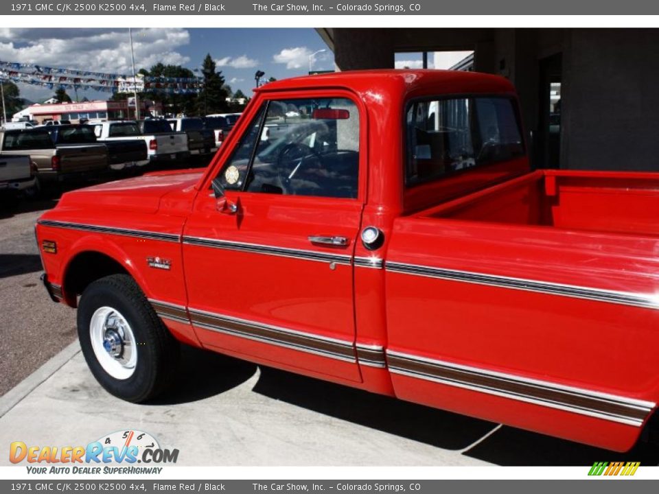 1971 GMC C/K 2500 K2500 4x4 Flame Red / Black Photo #17