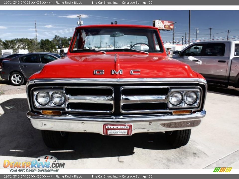 1971 GMC C/K 2500 K2500 4x4 Flame Red / Black Photo #18