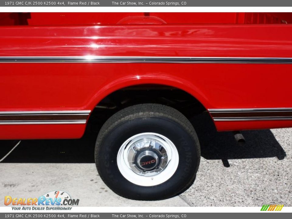 1971 GMC C/K 2500 K2500 4x4 Flame Red / Black Photo #21