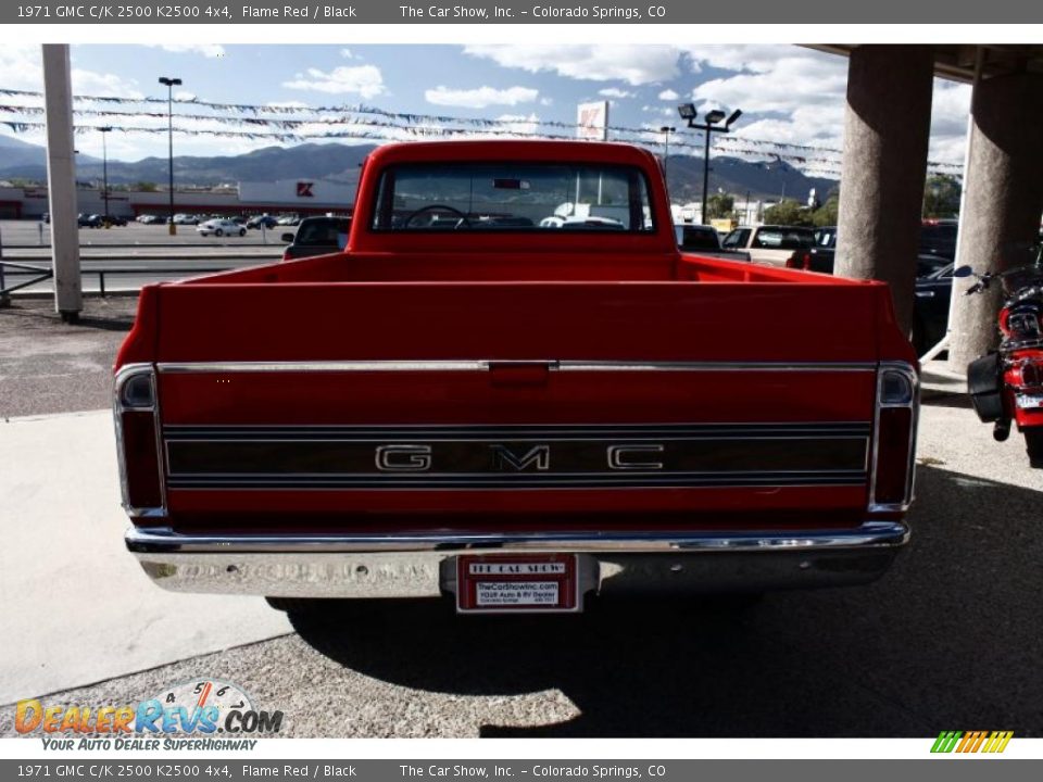 1971 GMC C/K 2500 K2500 4x4 Flame Red / Black Photo #25