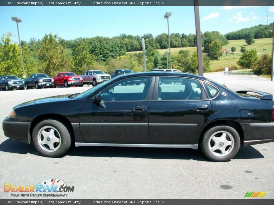 2002 Chevrolet Impala Black / Medium Gray Photo #1