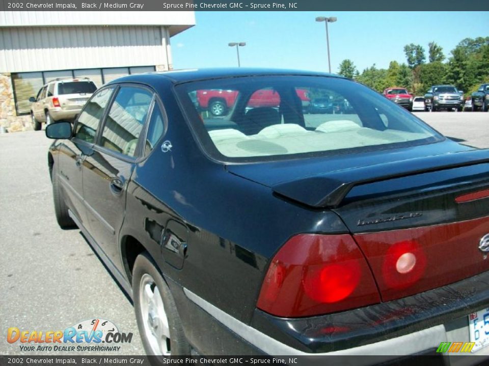 2002 Chevrolet Impala Black / Medium Gray Photo #6