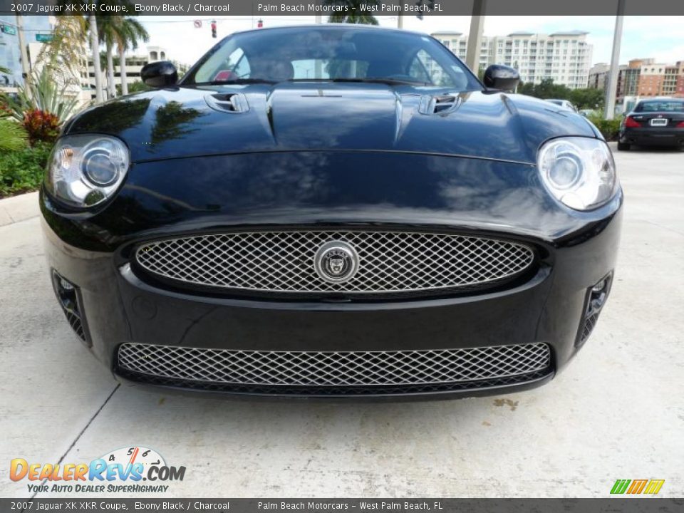 2007 Jaguar XK XKR Coupe Ebony Black / Charcoal Photo #2