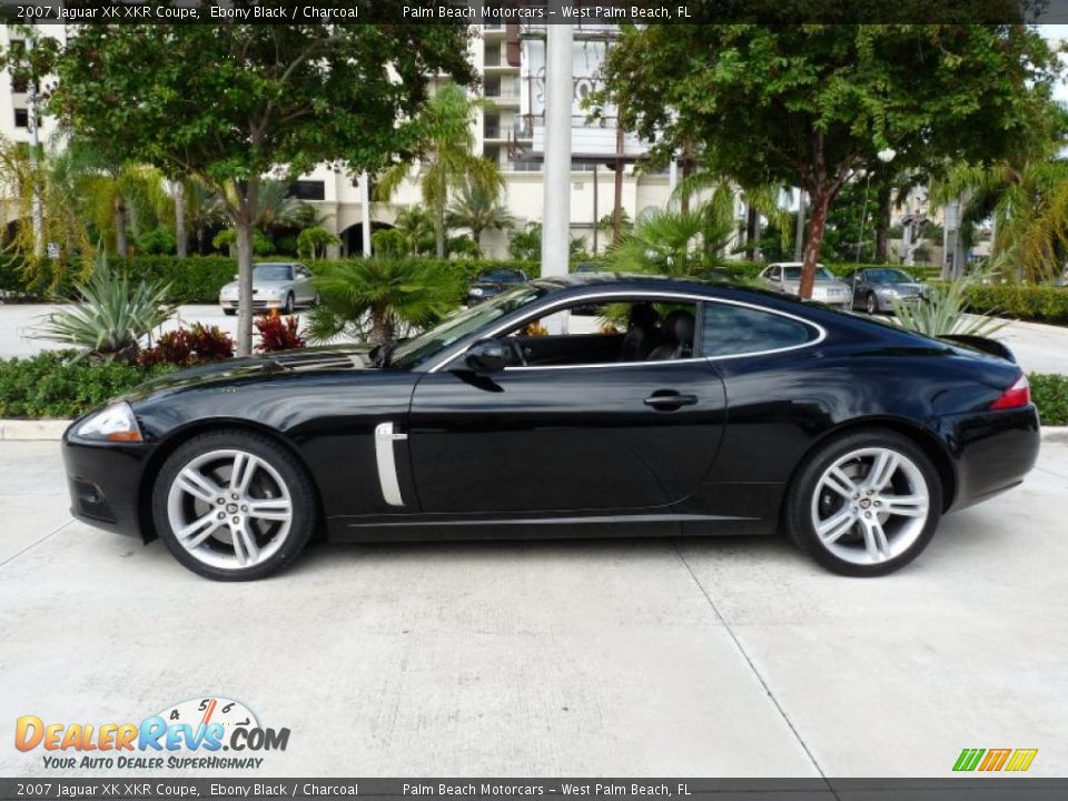 2007 Jaguar XK XKR Coupe Ebony Black / Charcoal Photo #4