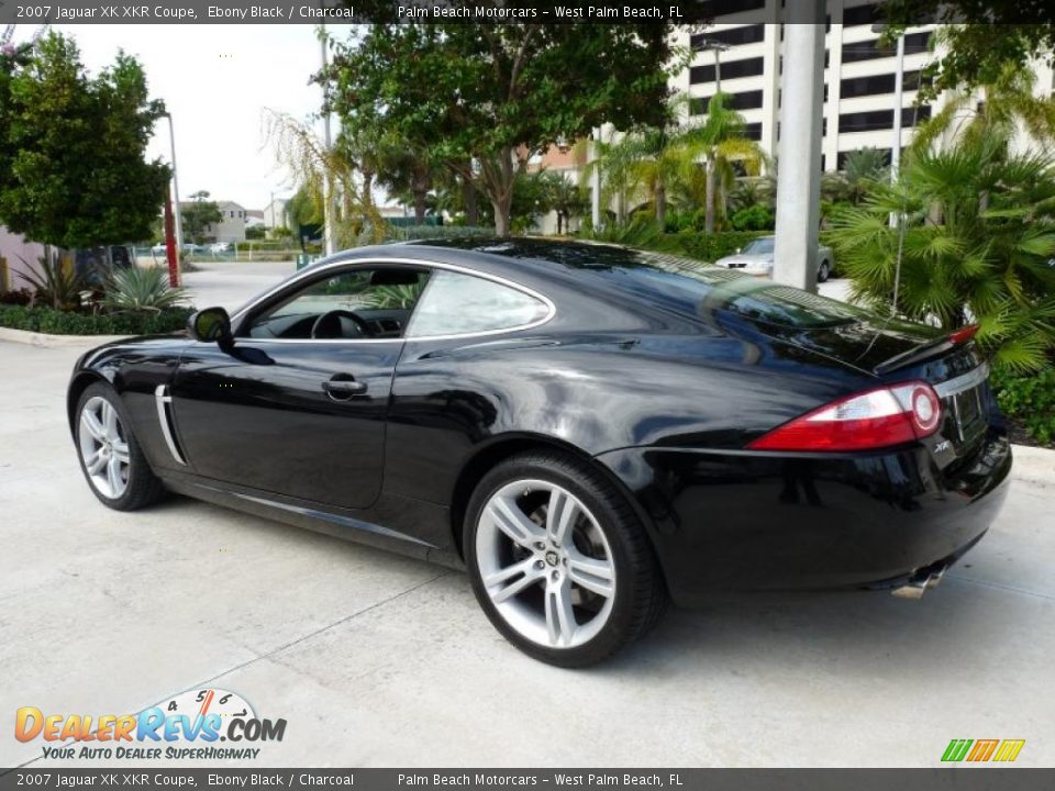 2007 Jaguar XK XKR Coupe Ebony Black / Charcoal Photo #5