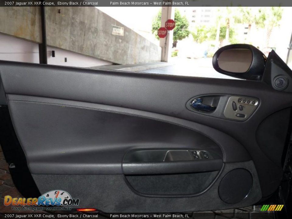 2007 Jaguar XK XKR Coupe Ebony Black / Charcoal Photo #10