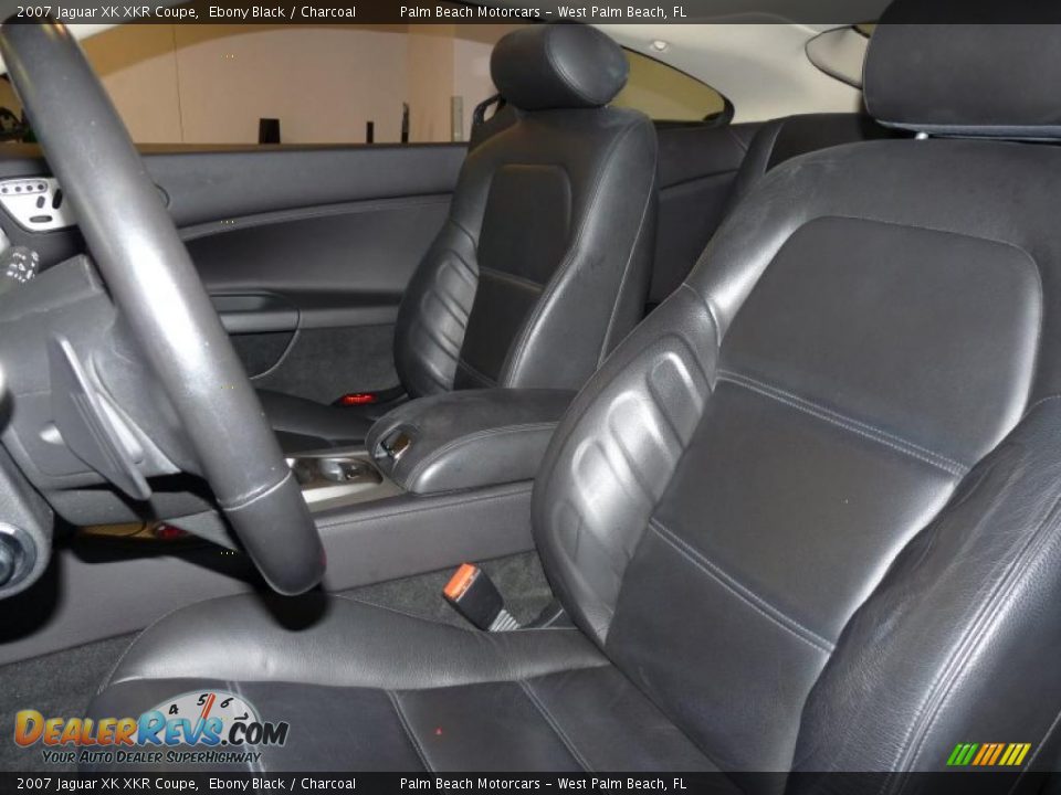 2007 Jaguar XK XKR Coupe Ebony Black / Charcoal Photo #11