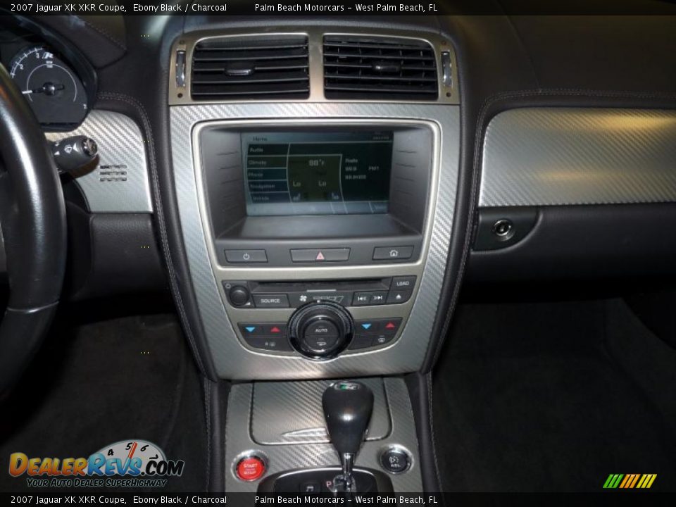 2007 Jaguar XK XKR Coupe Ebony Black / Charcoal Photo #16