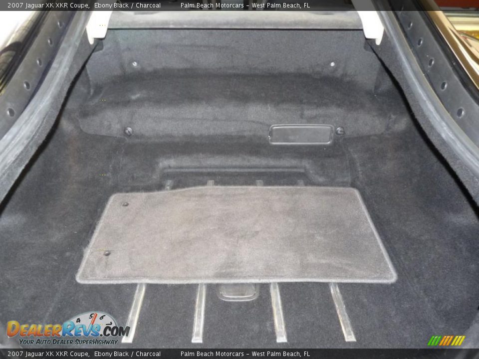 2007 Jaguar XK XKR Coupe Ebony Black / Charcoal Photo #17