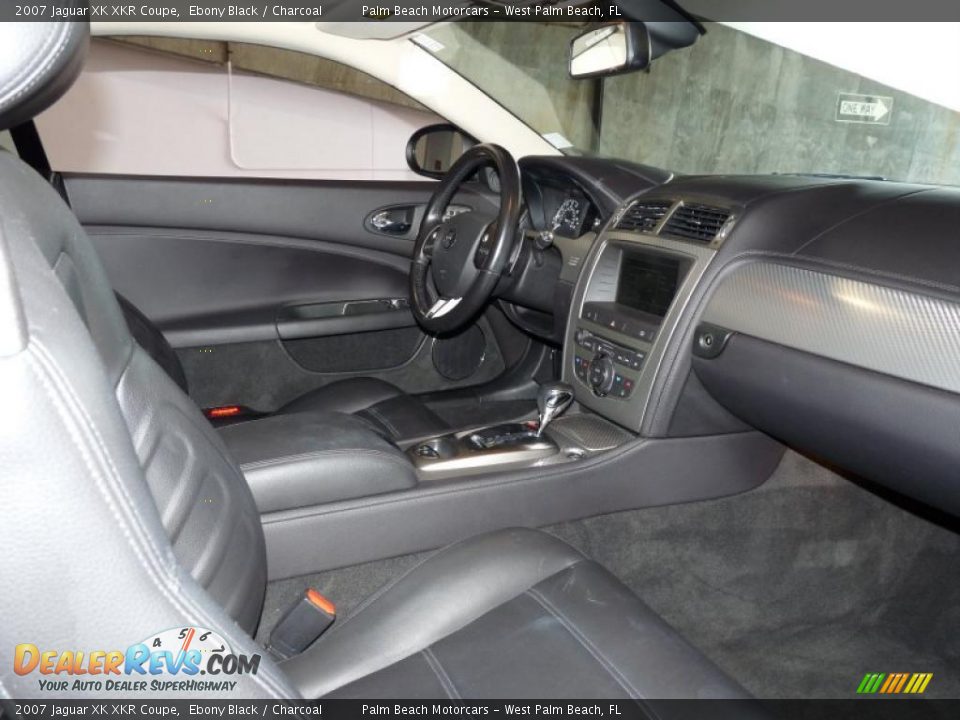 2007 Jaguar XK XKR Coupe Ebony Black / Charcoal Photo #19