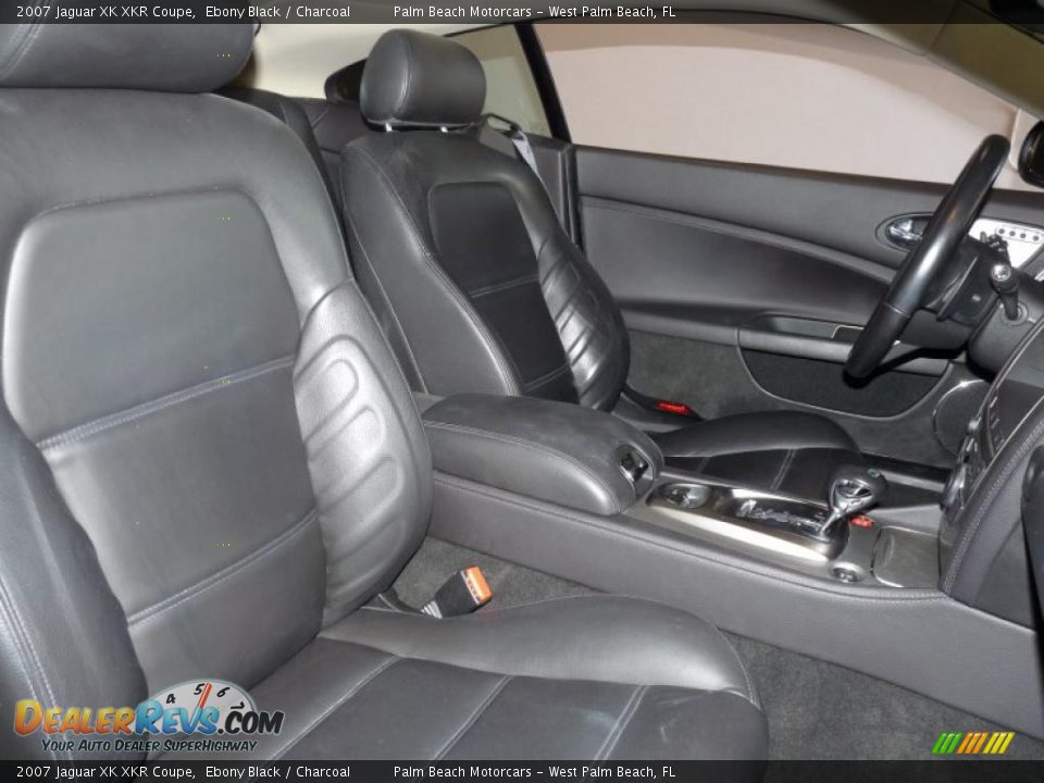 2007 Jaguar XK XKR Coupe Ebony Black / Charcoal Photo #21