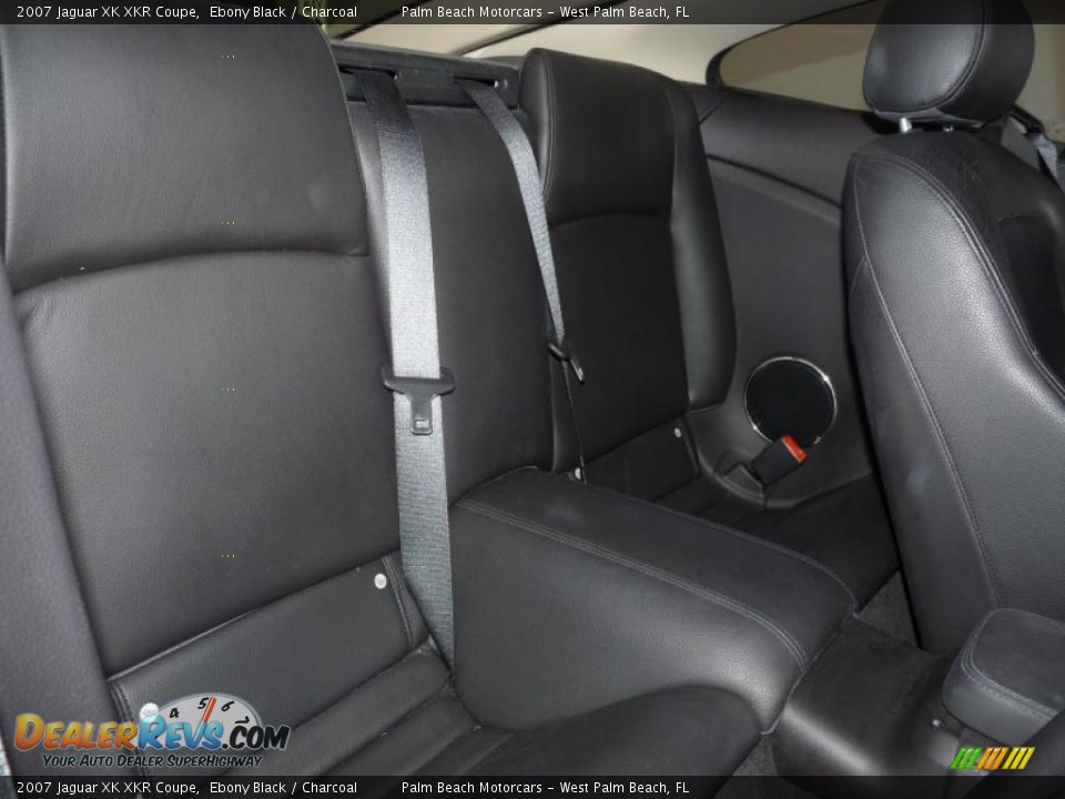 2007 Jaguar XK XKR Coupe Ebony Black / Charcoal Photo #22