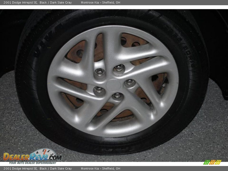 2001 Dodge Intrepid SE Black / Dark Slate Gray Photo #25