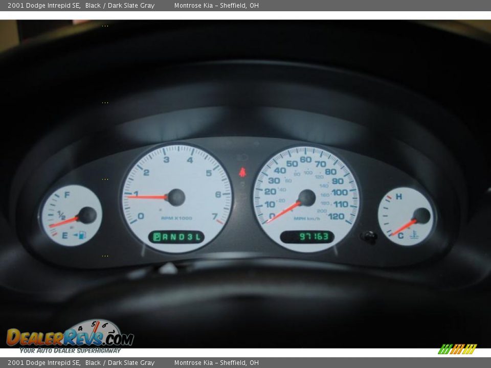 2001 Dodge Intrepid SE Black / Dark Slate Gray Photo #32