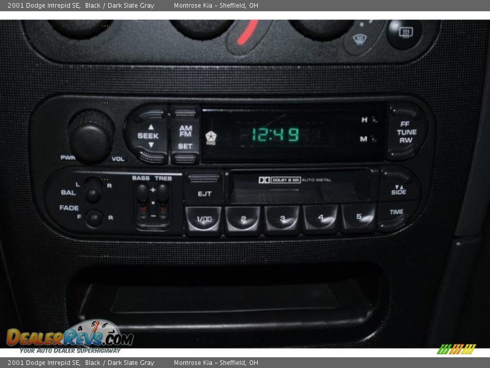 2001 Dodge Intrepid SE Black / Dark Slate Gray Photo #36