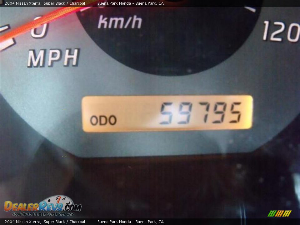 2004 Nissan Xterra Super Black / Charcoal Photo #22