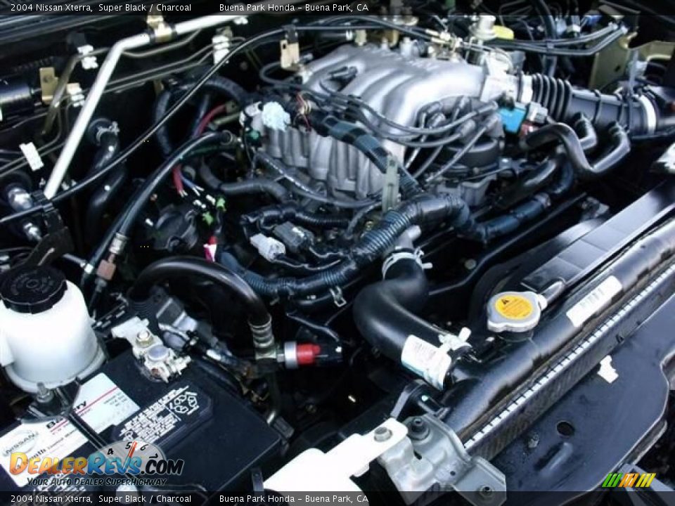 2004 Nissan Xterra Super Black / Charcoal Photo #31