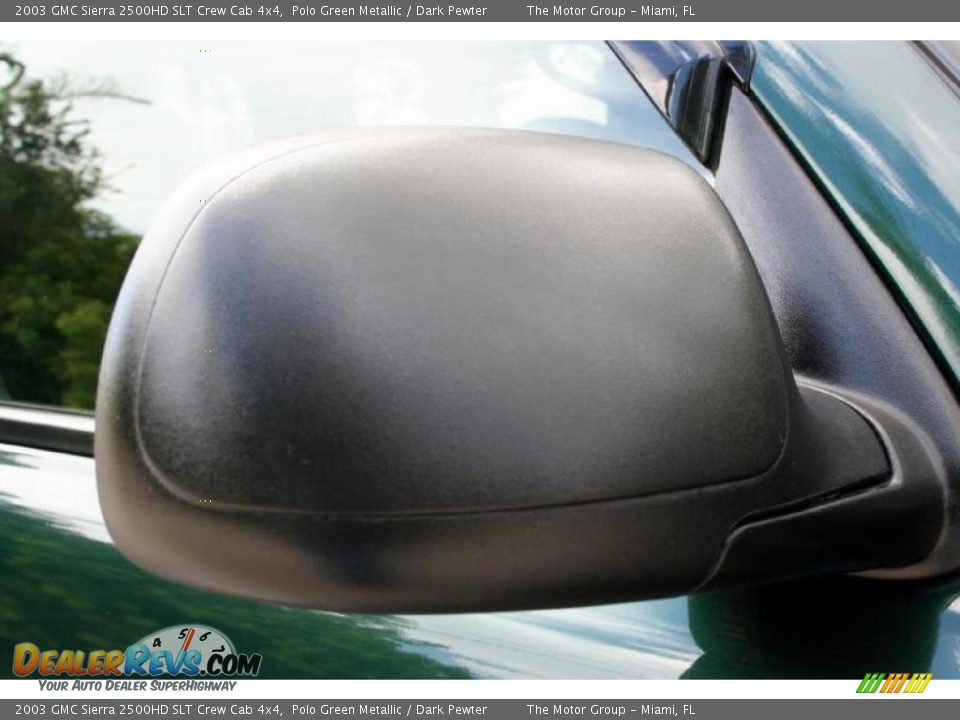 2003 GMC Sierra 2500HD SLT Crew Cab 4x4 Polo Green Metallic / Dark Pewter Photo #21