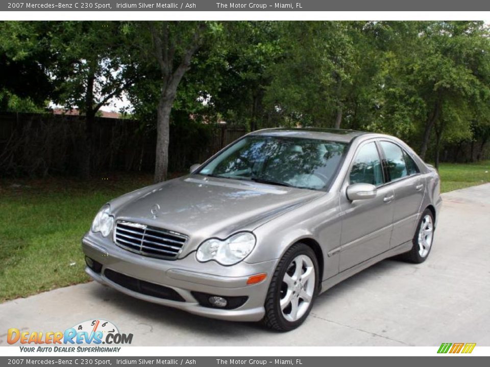 2007 Mercedes-Benz C 230 Sport Iridium Silver Metallic / Ash Photo #1