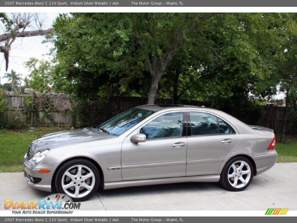 2007 Mercedes-Benz C 230 Sport Iridium Silver Metallic / Ash Photo #2