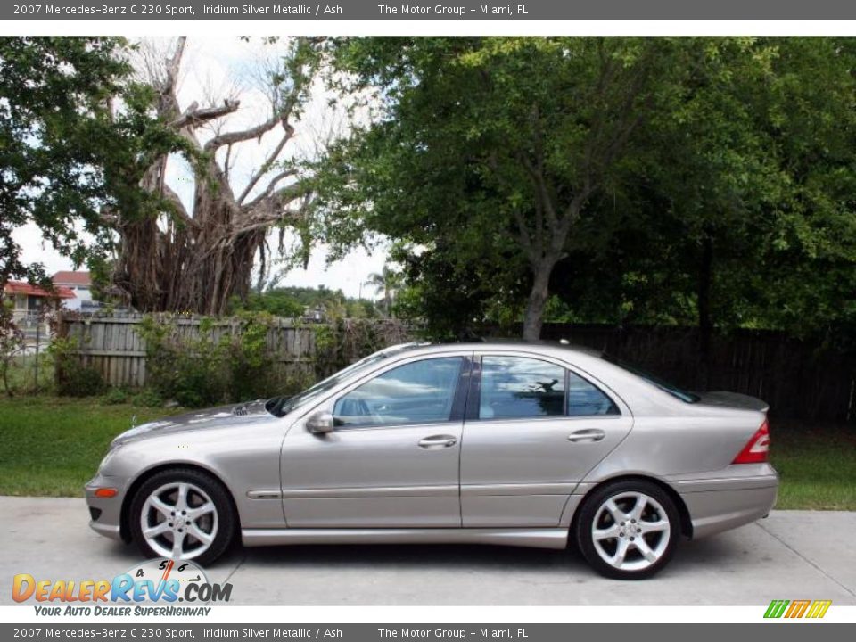 2007 Mercedes-Benz C 230 Sport Iridium Silver Metallic / Ash Photo #3