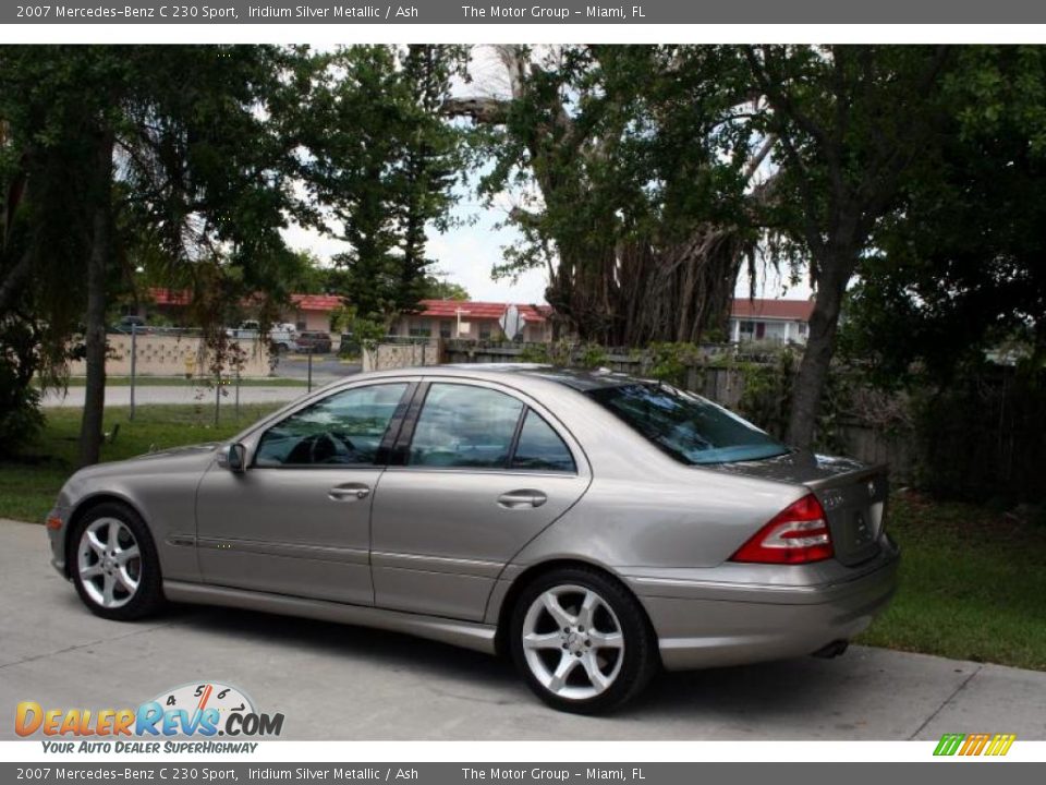 2007 Mercedes-Benz C 230 Sport Iridium Silver Metallic / Ash Photo #4