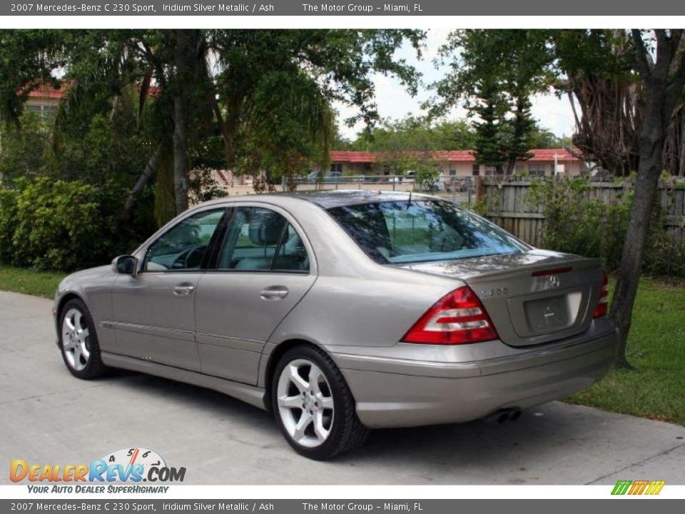 2007 Mercedes-Benz C 230 Sport Iridium Silver Metallic / Ash Photo #5