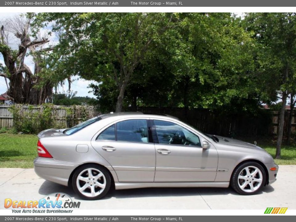 2007 Mercedes-Benz C 230 Sport Iridium Silver Metallic / Ash Photo #10