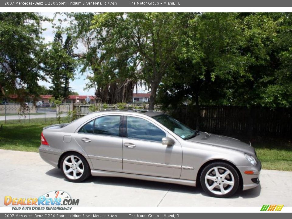 2007 Mercedes-Benz C 230 Sport Iridium Silver Metallic / Ash Photo #11