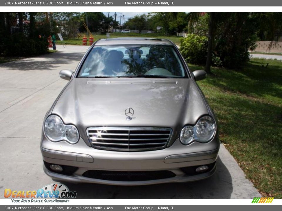 2007 Mercedes-Benz C 230 Sport Iridium Silver Metallic / Ash Photo #14