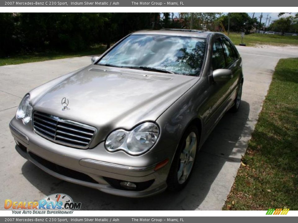 2007 Mercedes-Benz C 230 Sport Iridium Silver Metallic / Ash Photo #16