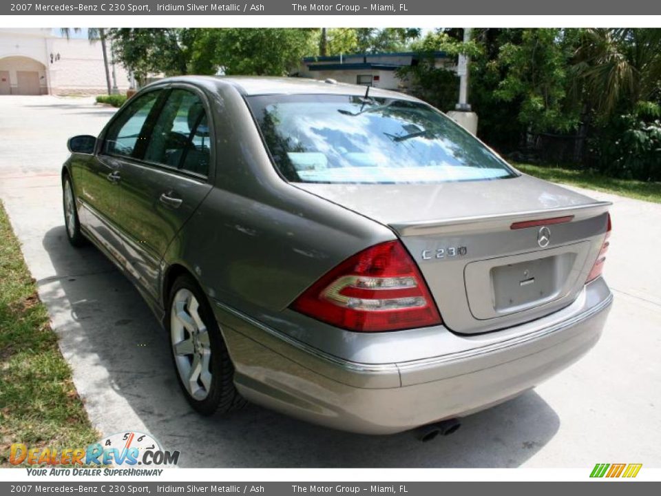 2007 Mercedes-Benz C 230 Sport Iridium Silver Metallic / Ash Photo #17