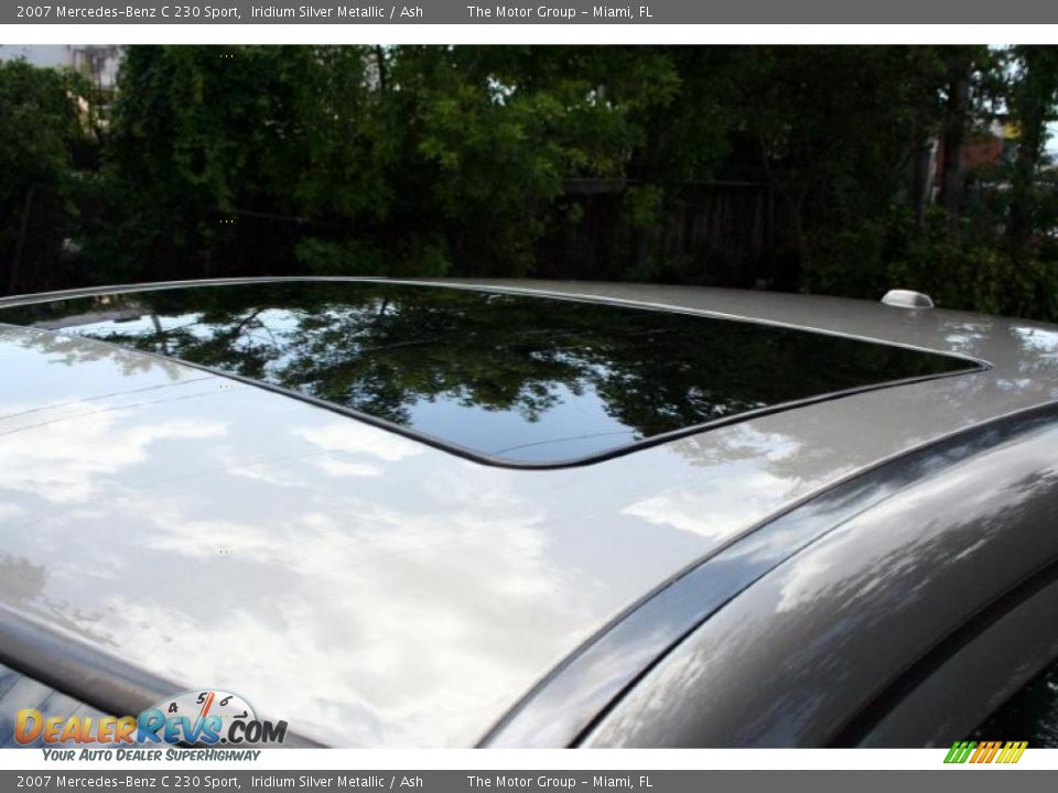 2007 Mercedes-Benz C 230 Sport Iridium Silver Metallic / Ash Photo #20