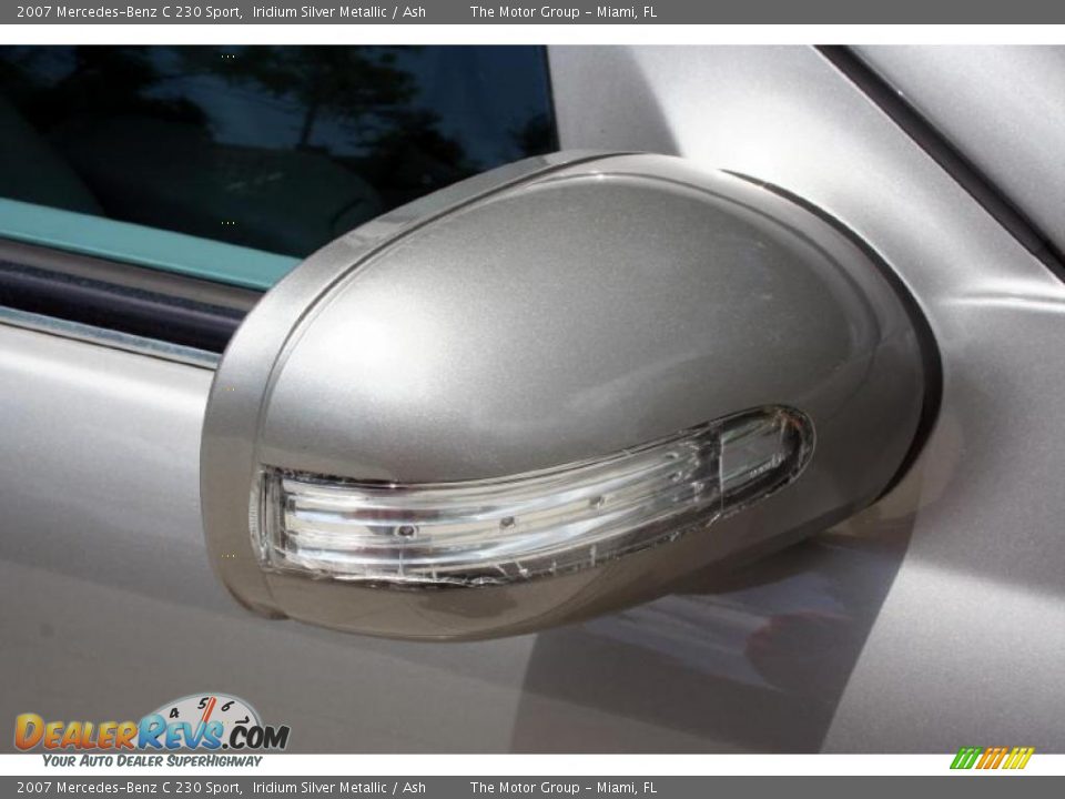 2007 Mercedes-Benz C 230 Sport Iridium Silver Metallic / Ash Photo #21