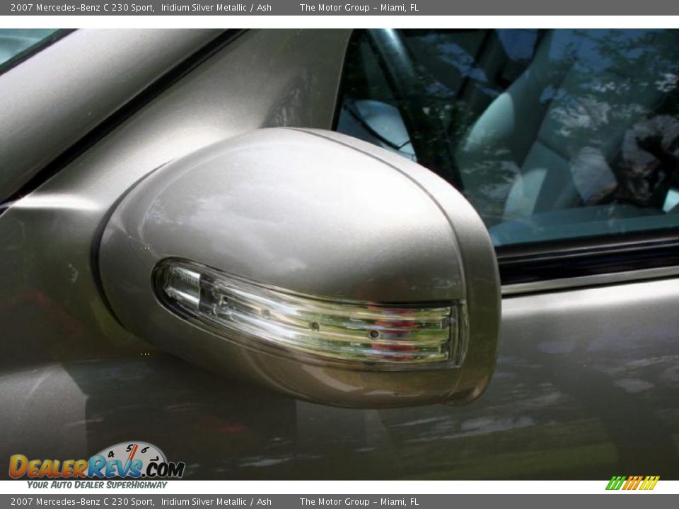 2007 Mercedes-Benz C 230 Sport Iridium Silver Metallic / Ash Photo #22