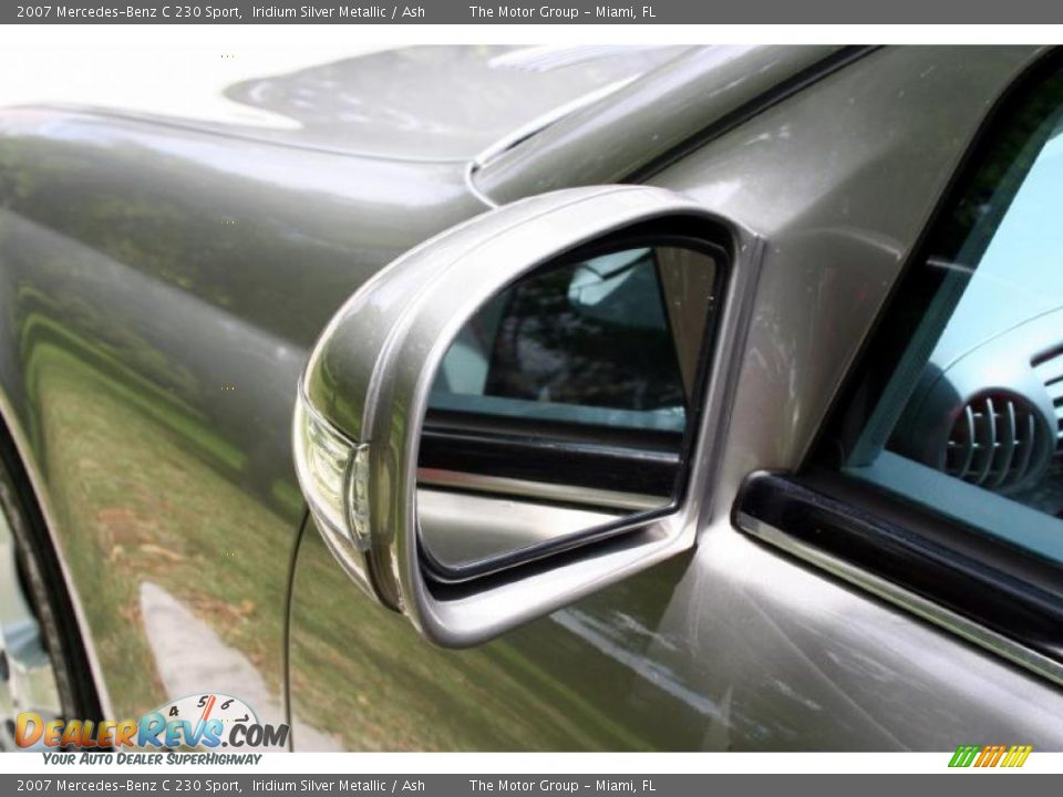 2007 Mercedes-Benz C 230 Sport Iridium Silver Metallic / Ash Photo #23