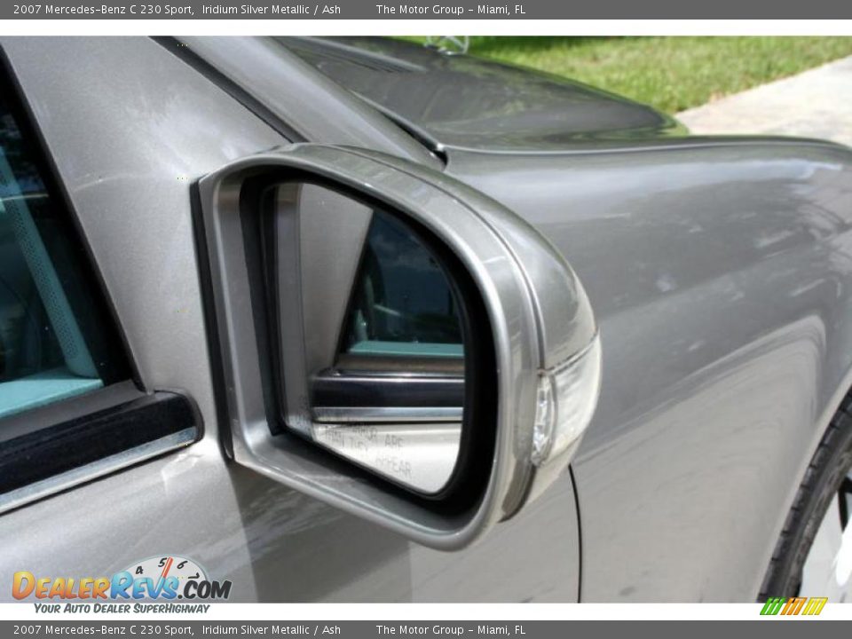 2007 Mercedes-Benz C 230 Sport Iridium Silver Metallic / Ash Photo #24