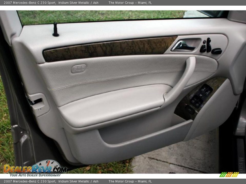 2007 Mercedes-Benz C 230 Sport Iridium Silver Metallic / Ash Photo #31