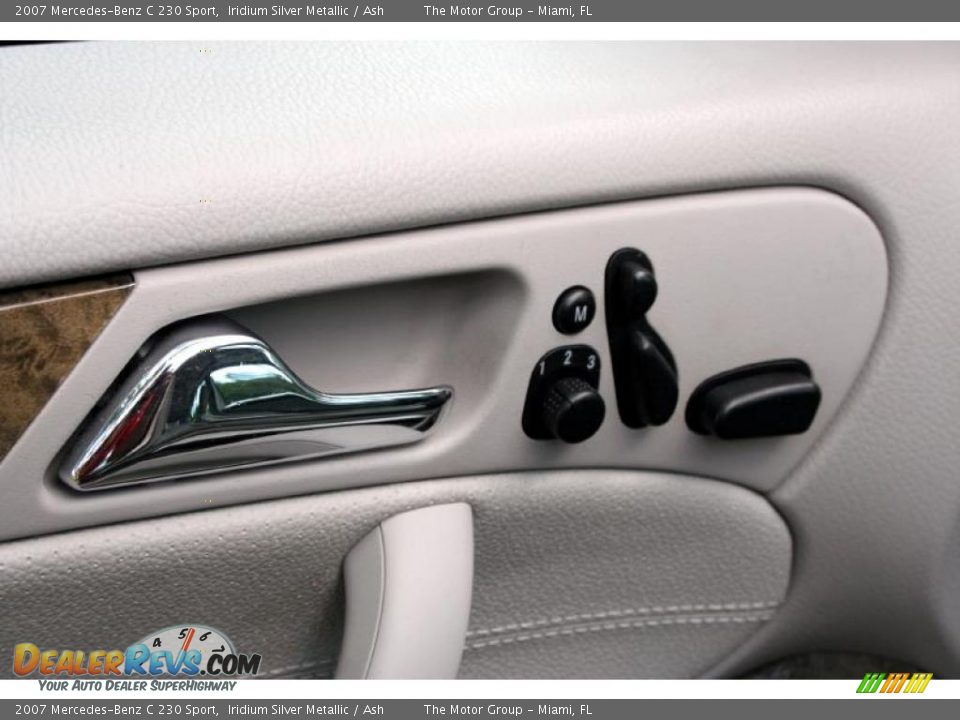 2007 Mercedes-Benz C 230 Sport Iridium Silver Metallic / Ash Photo #35