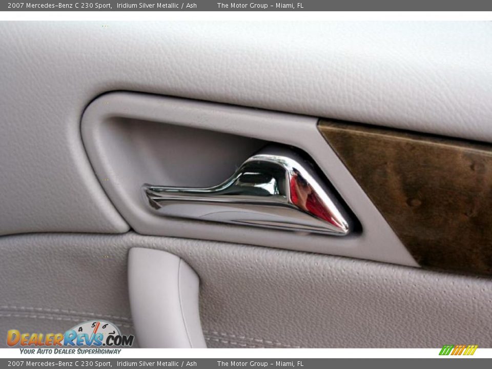 2007 Mercedes-Benz C 230 Sport Iridium Silver Metallic / Ash Photo #36